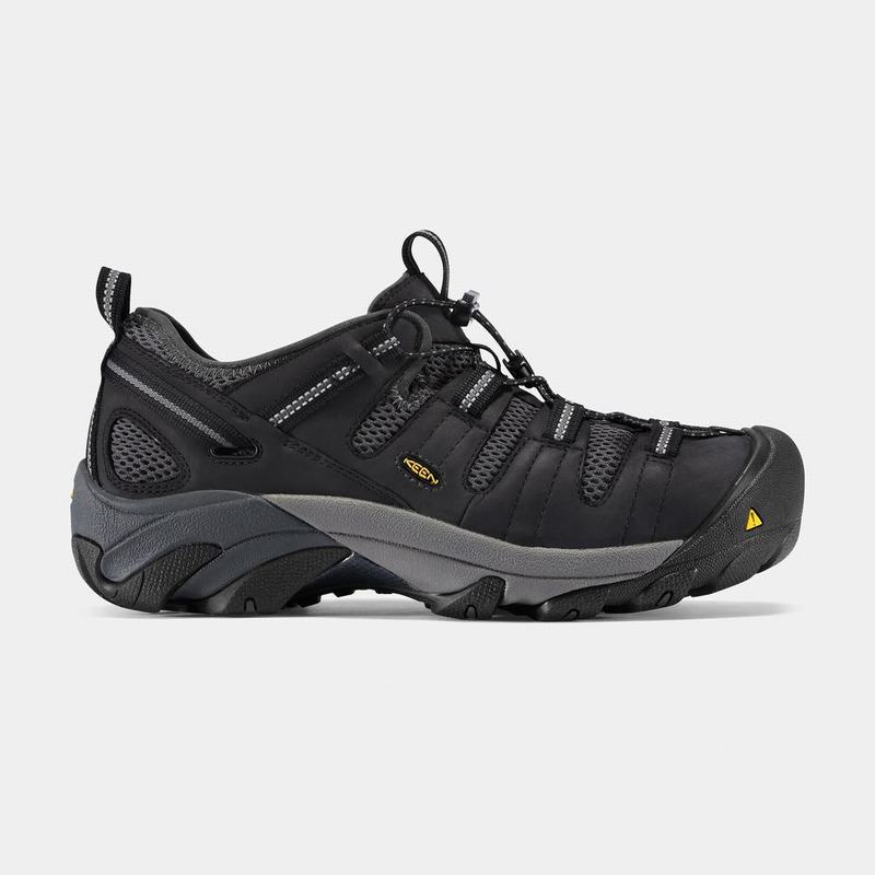 Cheap Keen Atlanta Cool Steel Toe Mens Work Shoes Black (2645-APLKH)